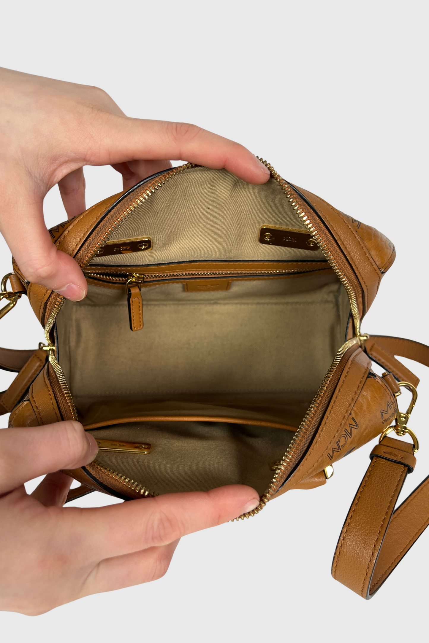 MCM Boston Bag Visetos