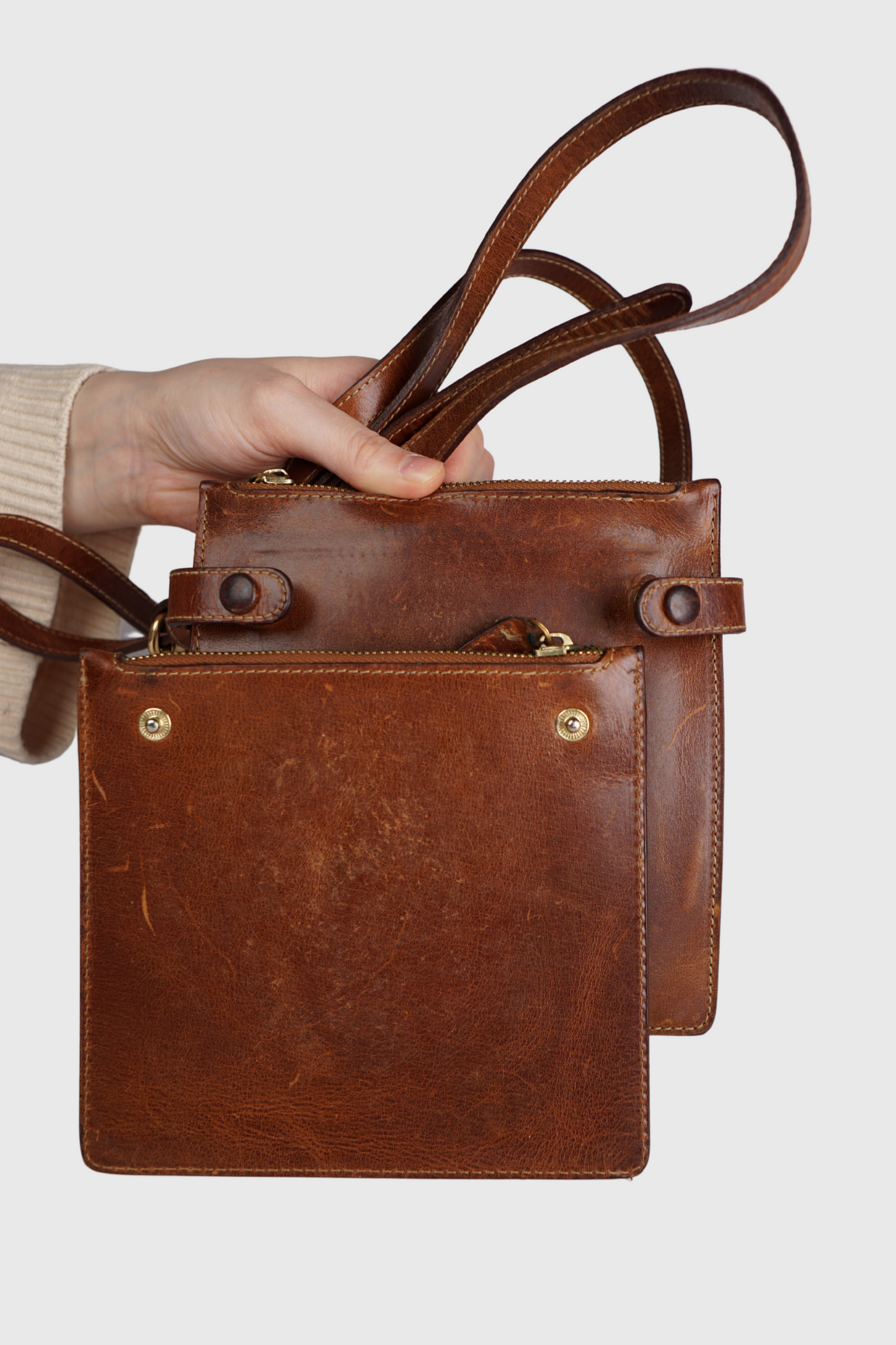 JIL SANDER Tasche braun