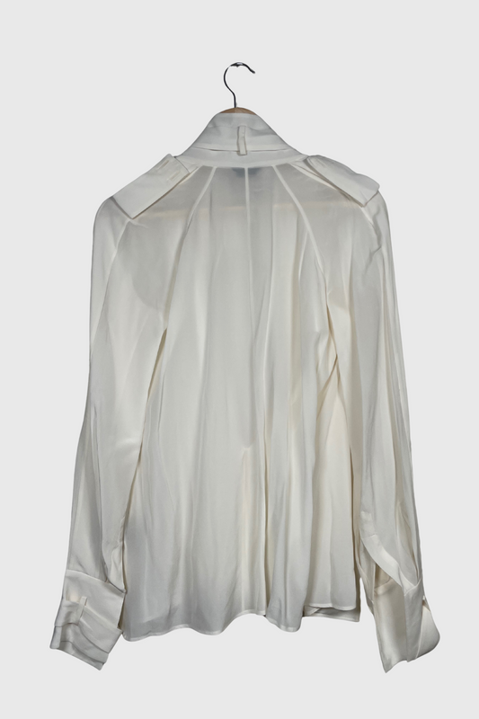 TOM FORD Seidenbluse ecru | 34