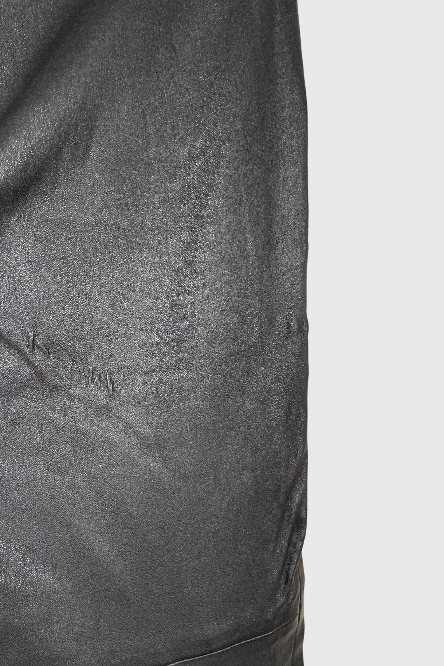 BRUNELLO CUCINELLI Lederhose schwarz | 38