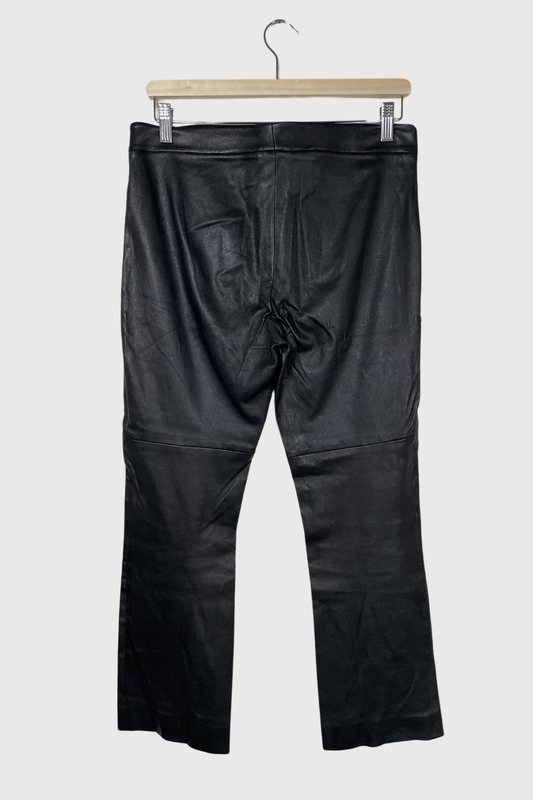 BRUNELLO CUCINELLI Lederhose schwarz | 38