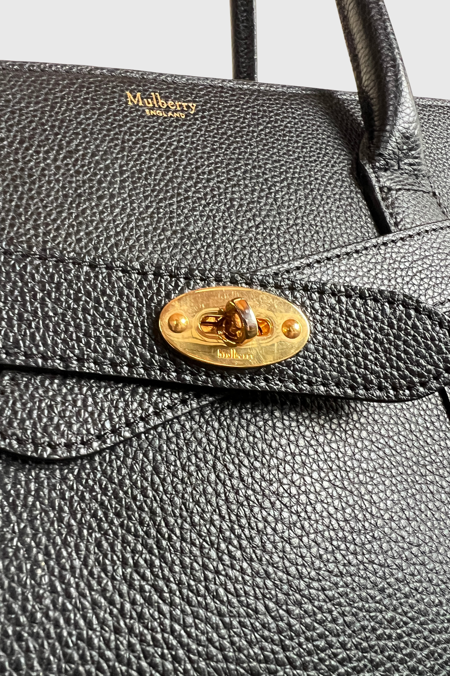 MULBERRY Large Zipped Bayswater schwarz