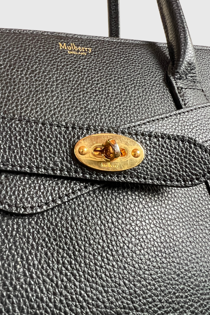 MULBERRY Large Zipped Bayswater schwarz