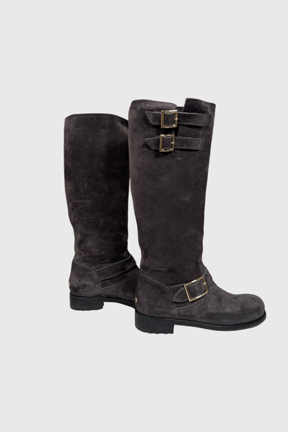 JIMMY CHOO Yule Stiefel grey | 38,5