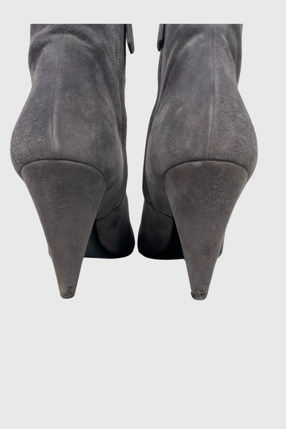 PRADA Pointed Toe Ankle Boots nebbia | 39,5