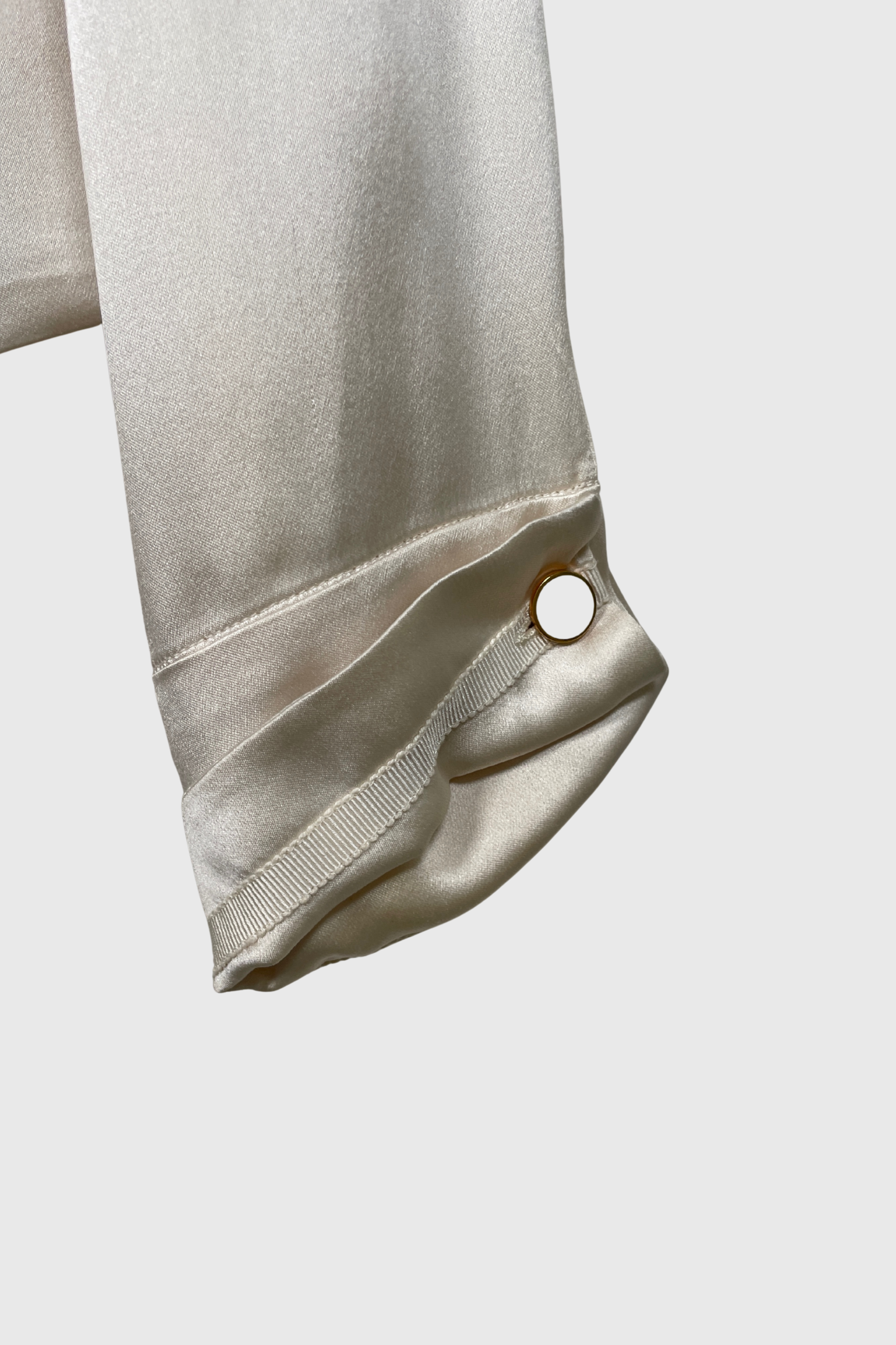 PRADA Seidenbluse ecru | 36