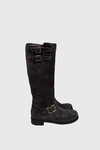 JIMMY CHOO Yule Stiefel grey | 38,5