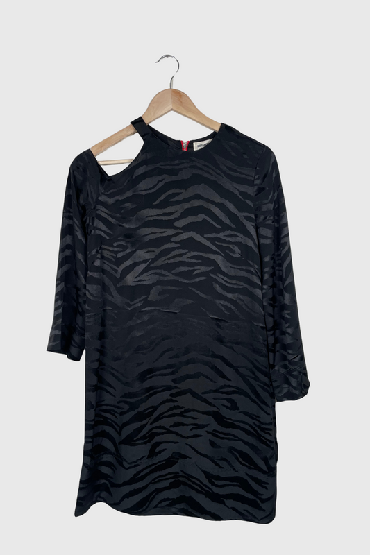 ZADIG & VOLTAIRE Richa Jac Tigre Kleid | XS