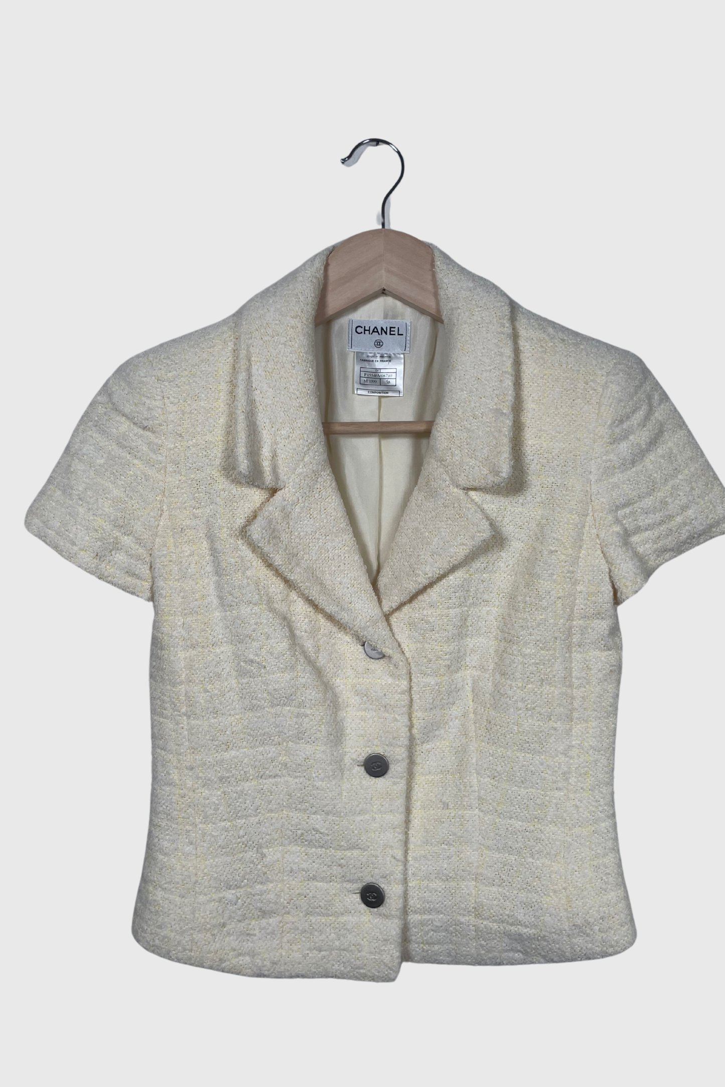 CHANEL Tweed Blazer kurzarm F/S 2000 | 36