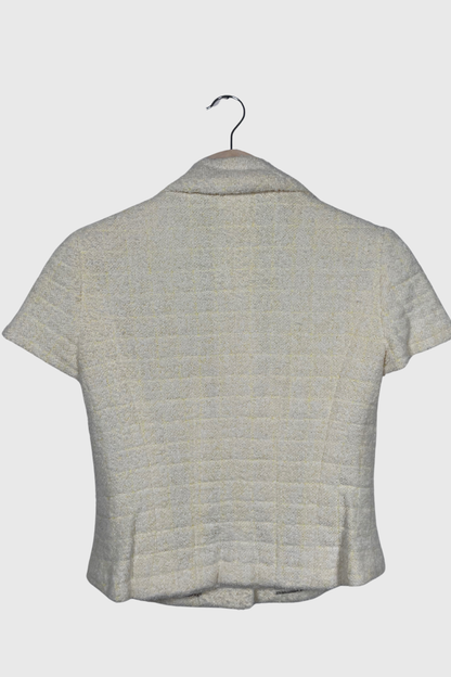 CHANEL Tweed Blazer kurzarm F/S 2000 | 36