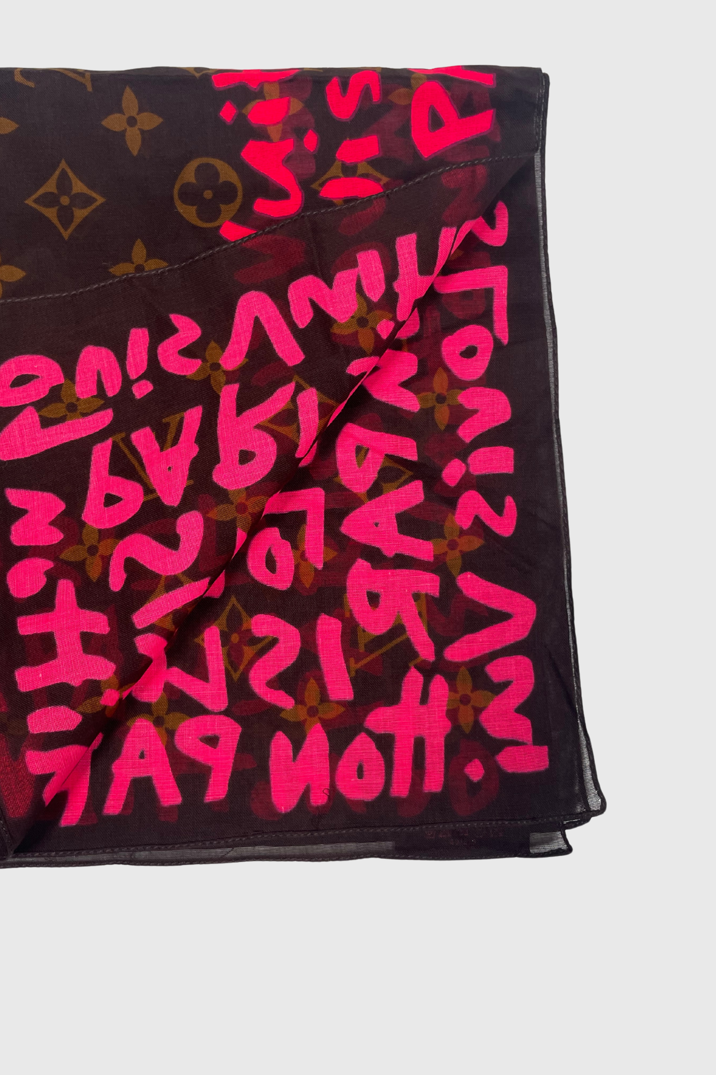LOUIS VUITTON Graffiti Bandana pink