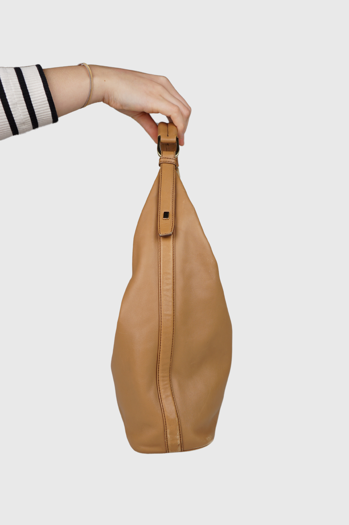 GUCCI Sherry Line Hobo beige