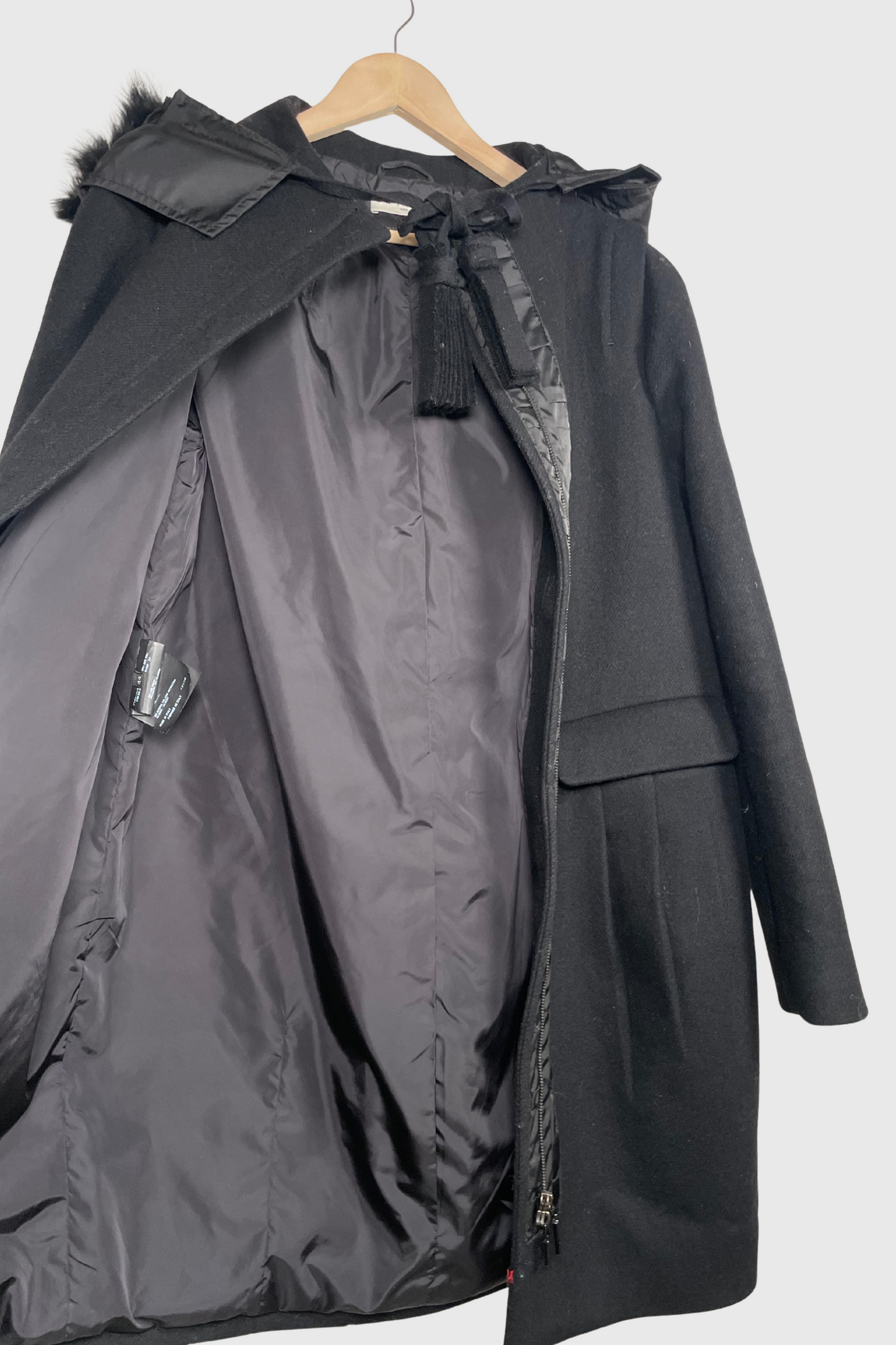 PRADA Mantel schwarz | 38