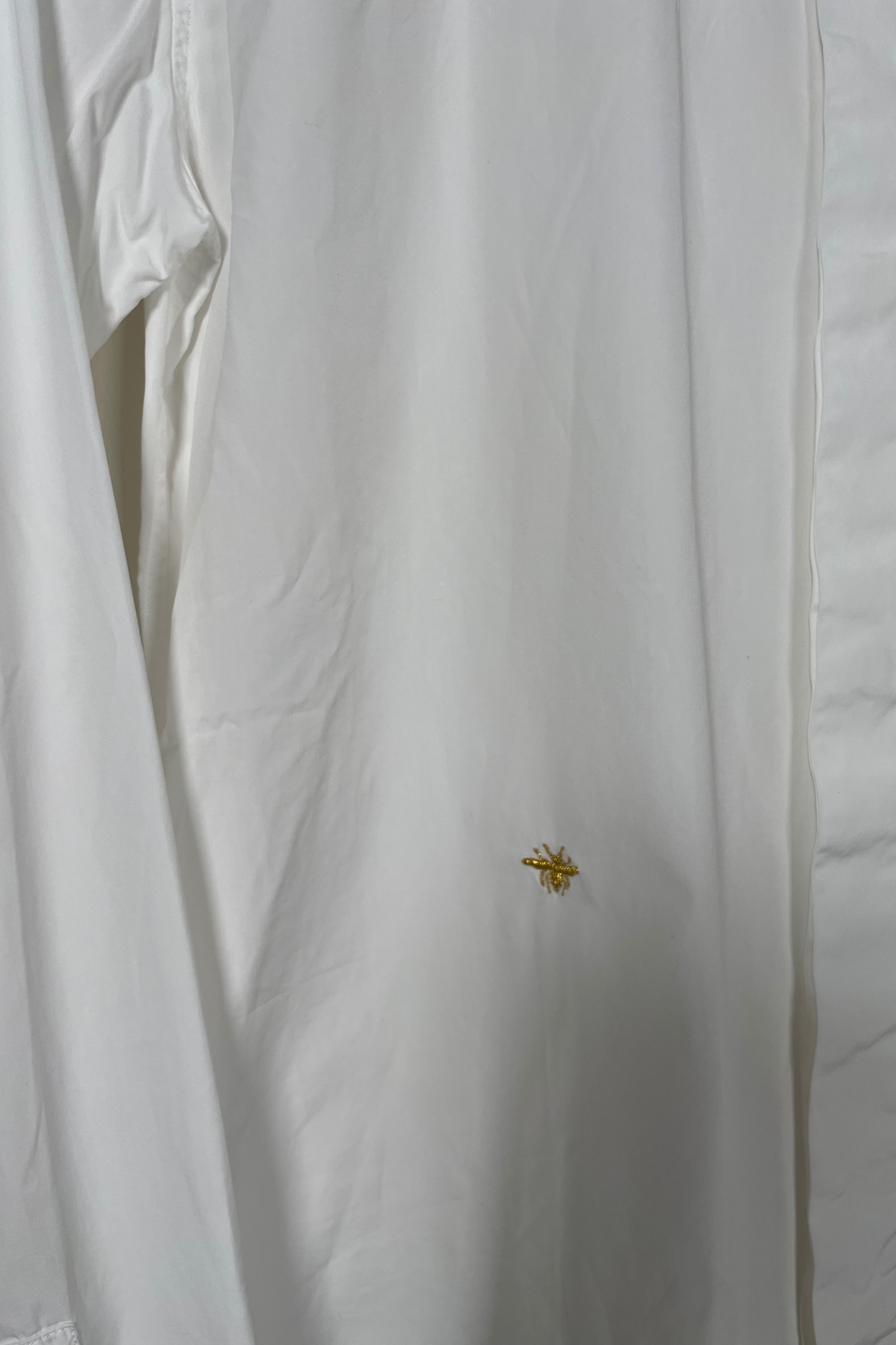 DIOR Hemd mit goldener Bienenstickerei | 38