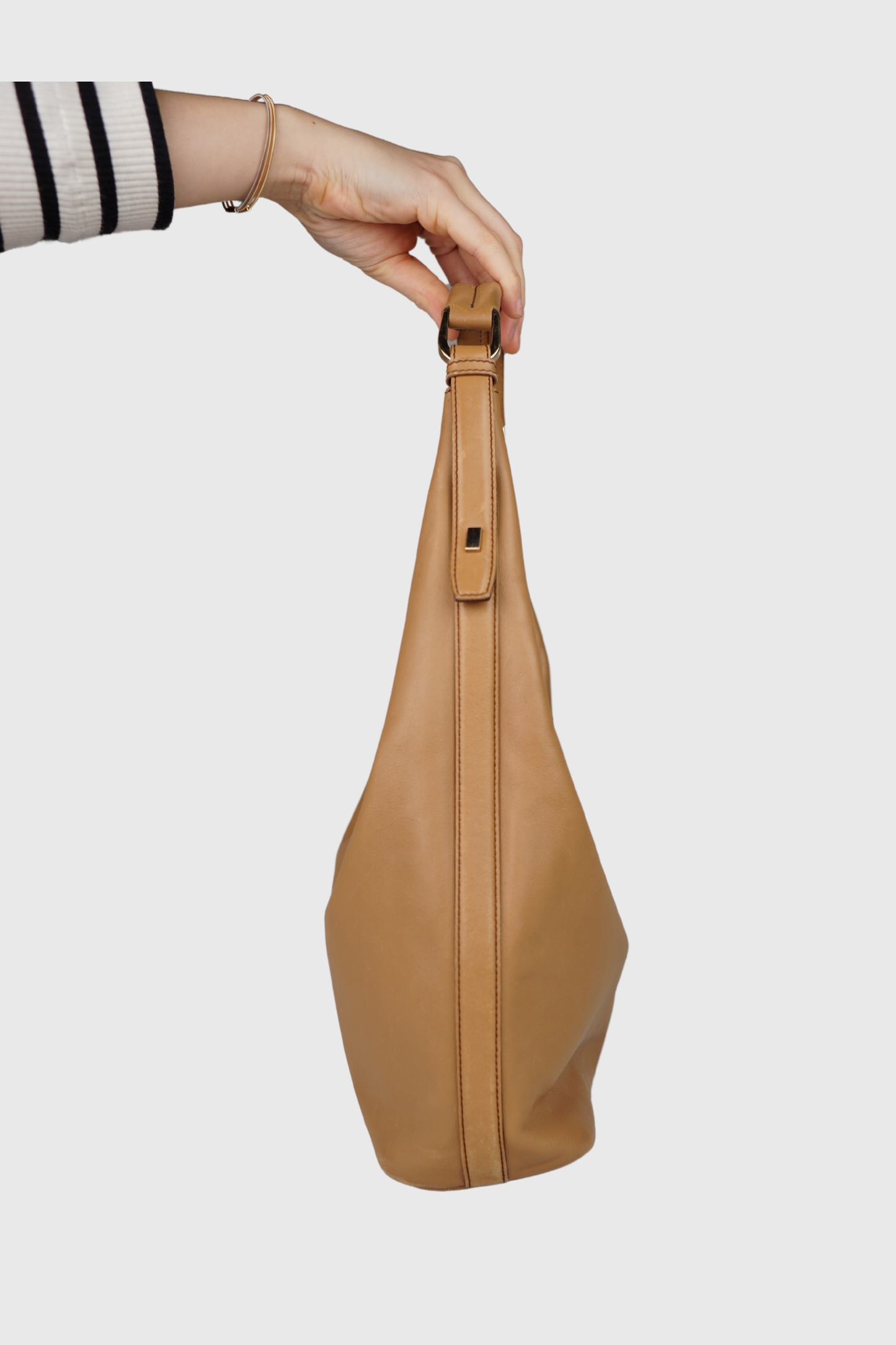 GUCCI Sherry Line Hobo beige