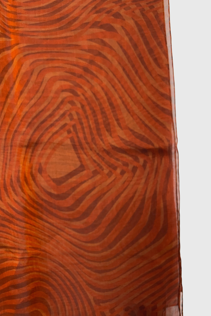 HERMÈS Seidentuch orange