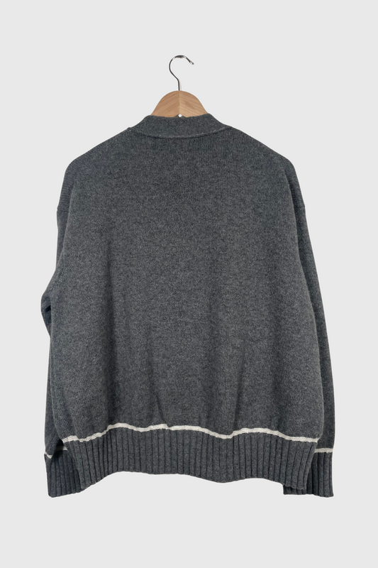 JIL SANDER Strickjacke grau | 36