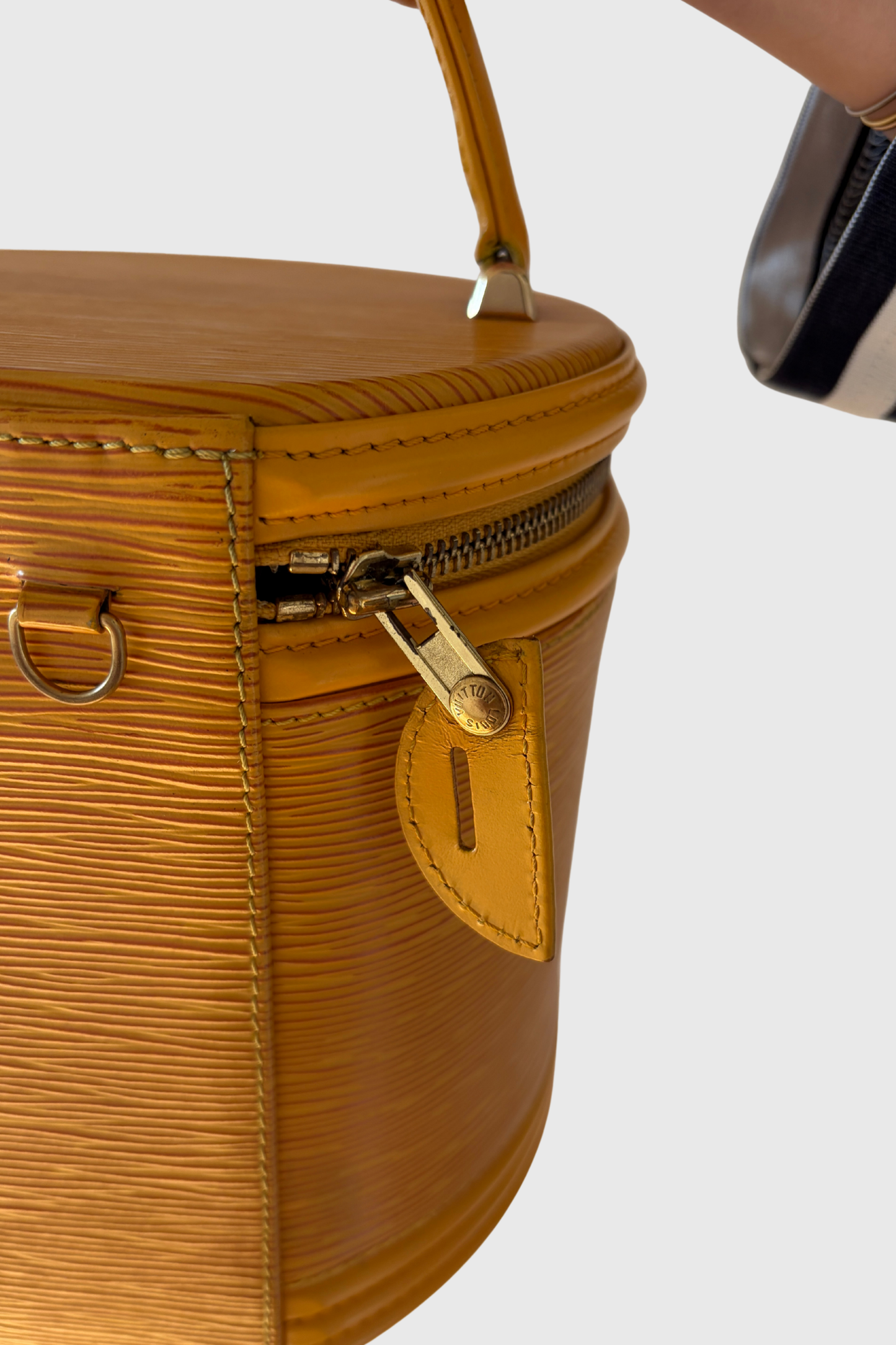 LOUIS VUITTON Cannes Epi Tassili Yellow
