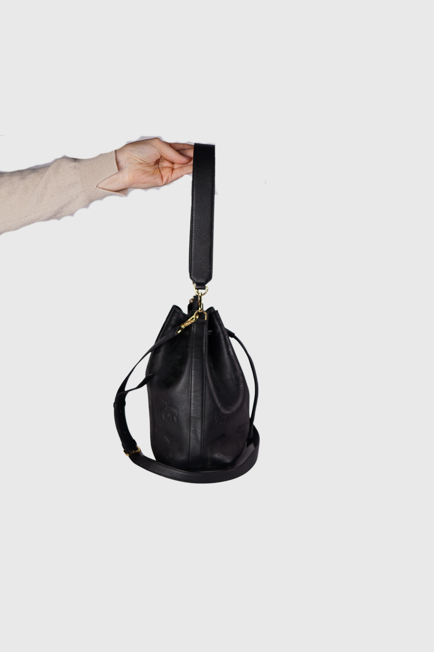 MCM Patricia Saddle Bag schwarz
