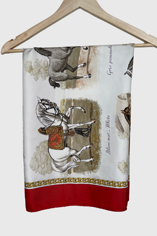 HERMÈS "Le Robes" Seidencarré