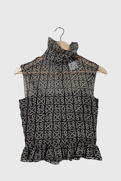 CHANEL Logo Seidentop | 32