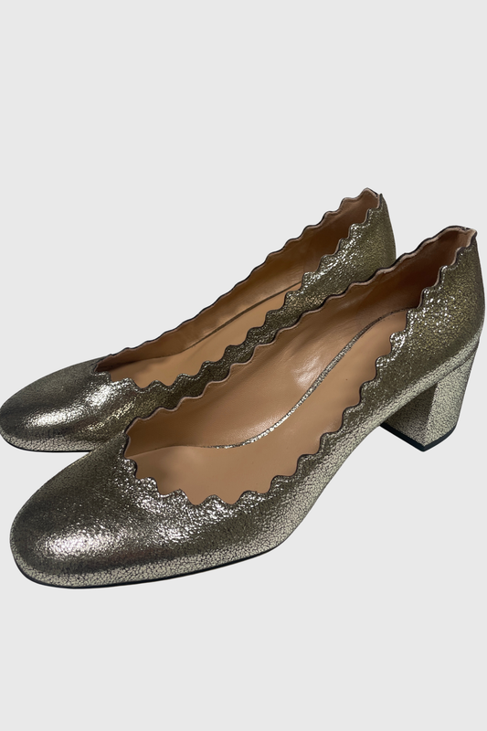 CHLOÉ Lauren Pumps gold | 37