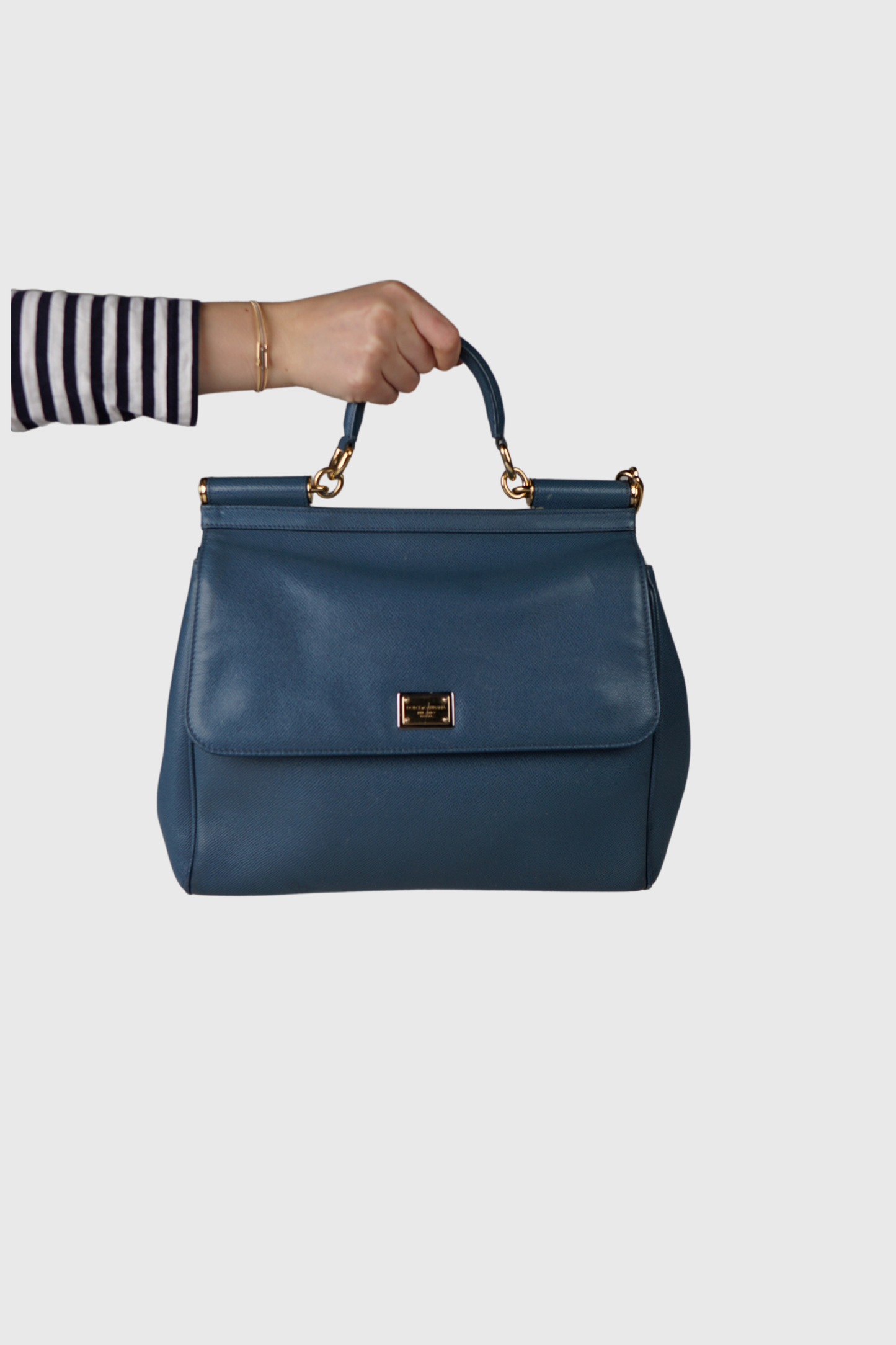 DOLCE & GABBANA Medium Sicily electric blue