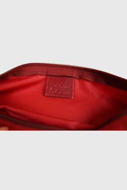 PRADA Nylon Necessaire rot