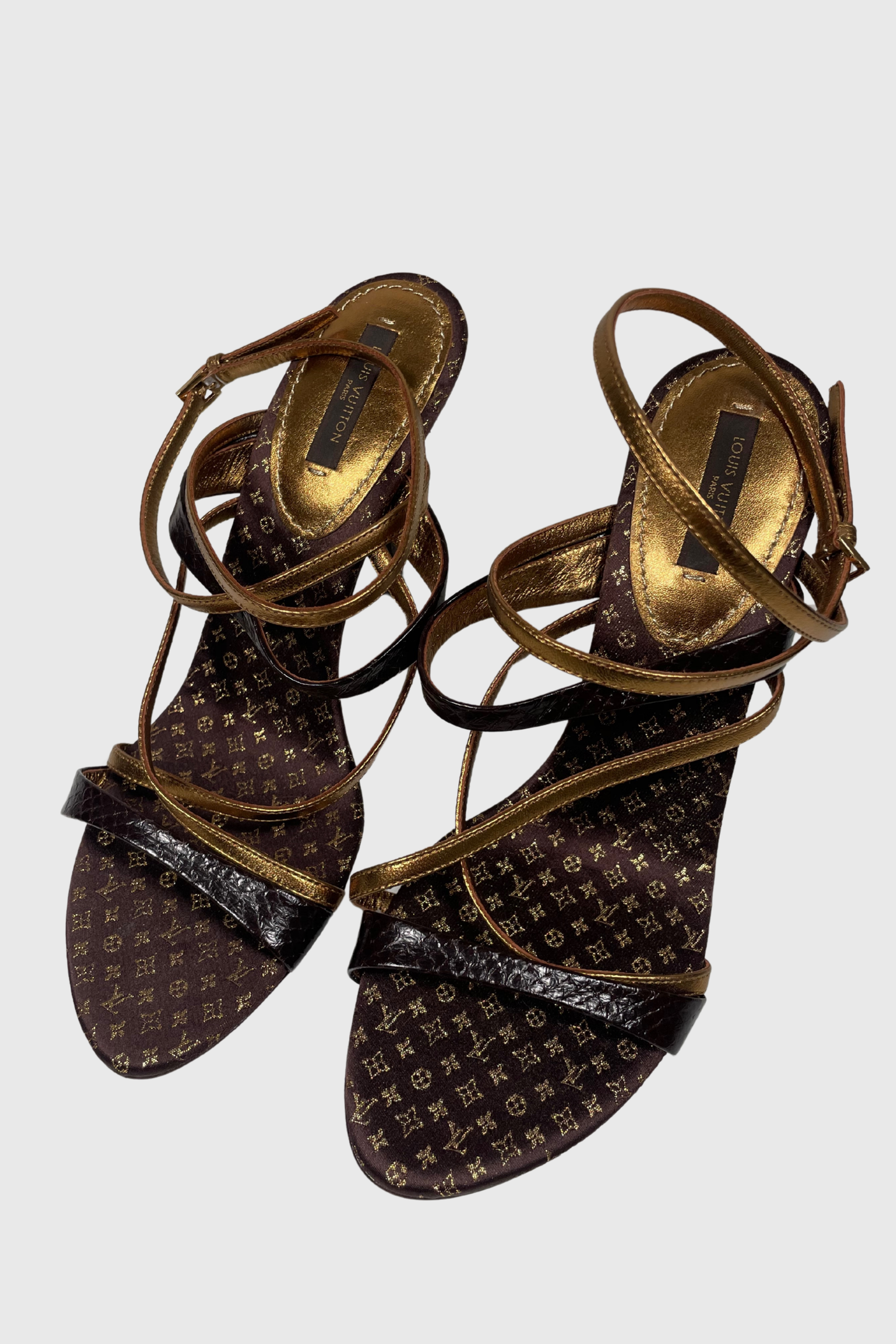 LOUIS VUITTON Riemchen Sandalen | 37,5