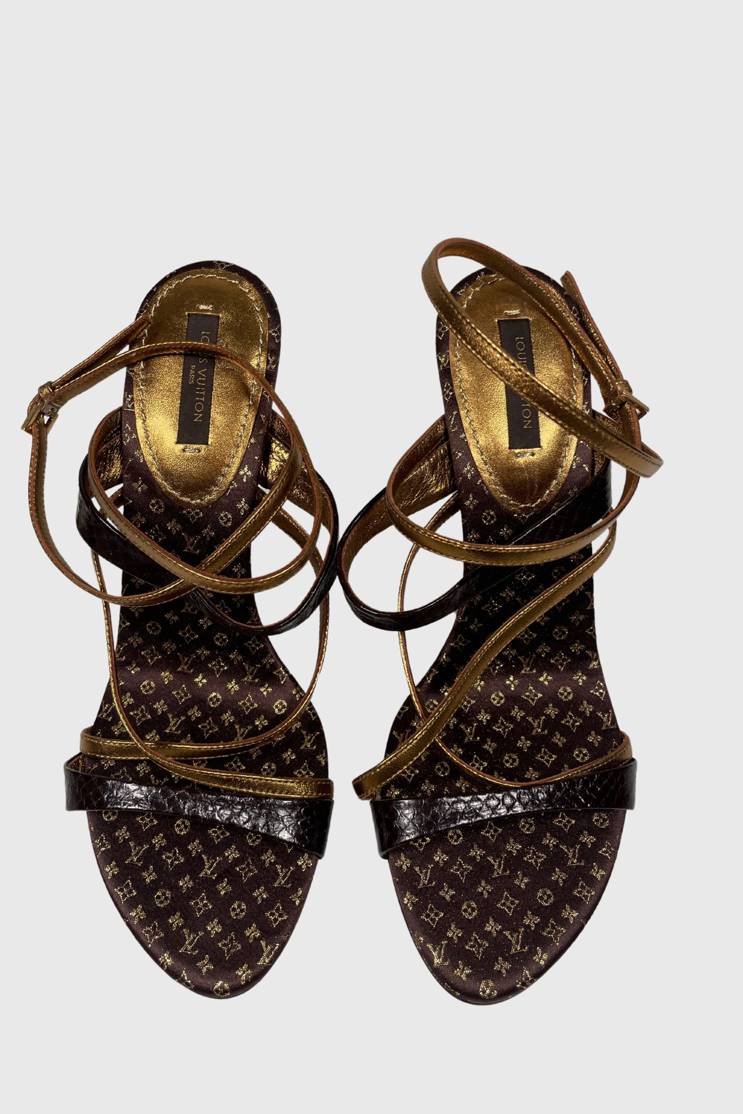 LOUIS VUITTON Riemchen Sandalen | 37,5