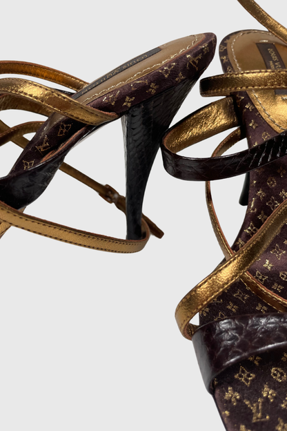 LOUIS VUITTON Riemchen Sandalen | 37,5