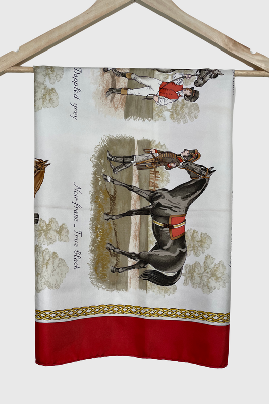 HERMÈS "Le Robes" Seidencarré