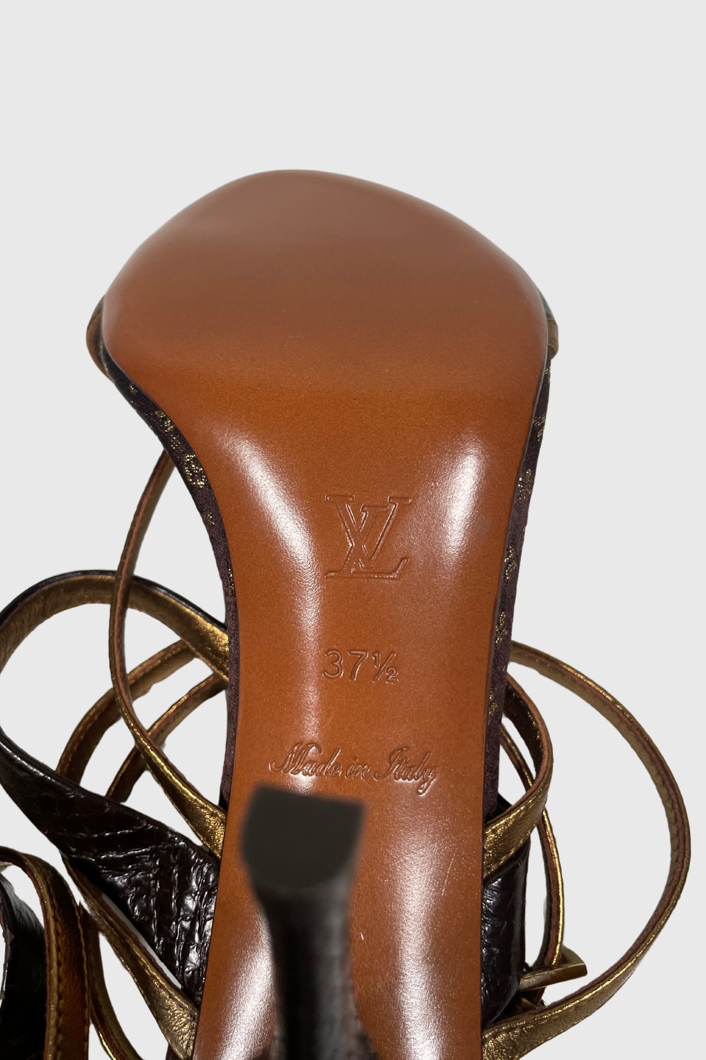 LOUIS VUITTON Riemchen Sandalen | 37,5