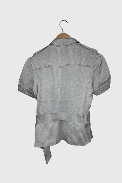 BURBERRY Oberteil silber | 38