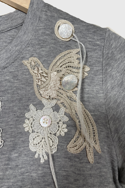 LOUIS VUITTON T-Shirt grau | S