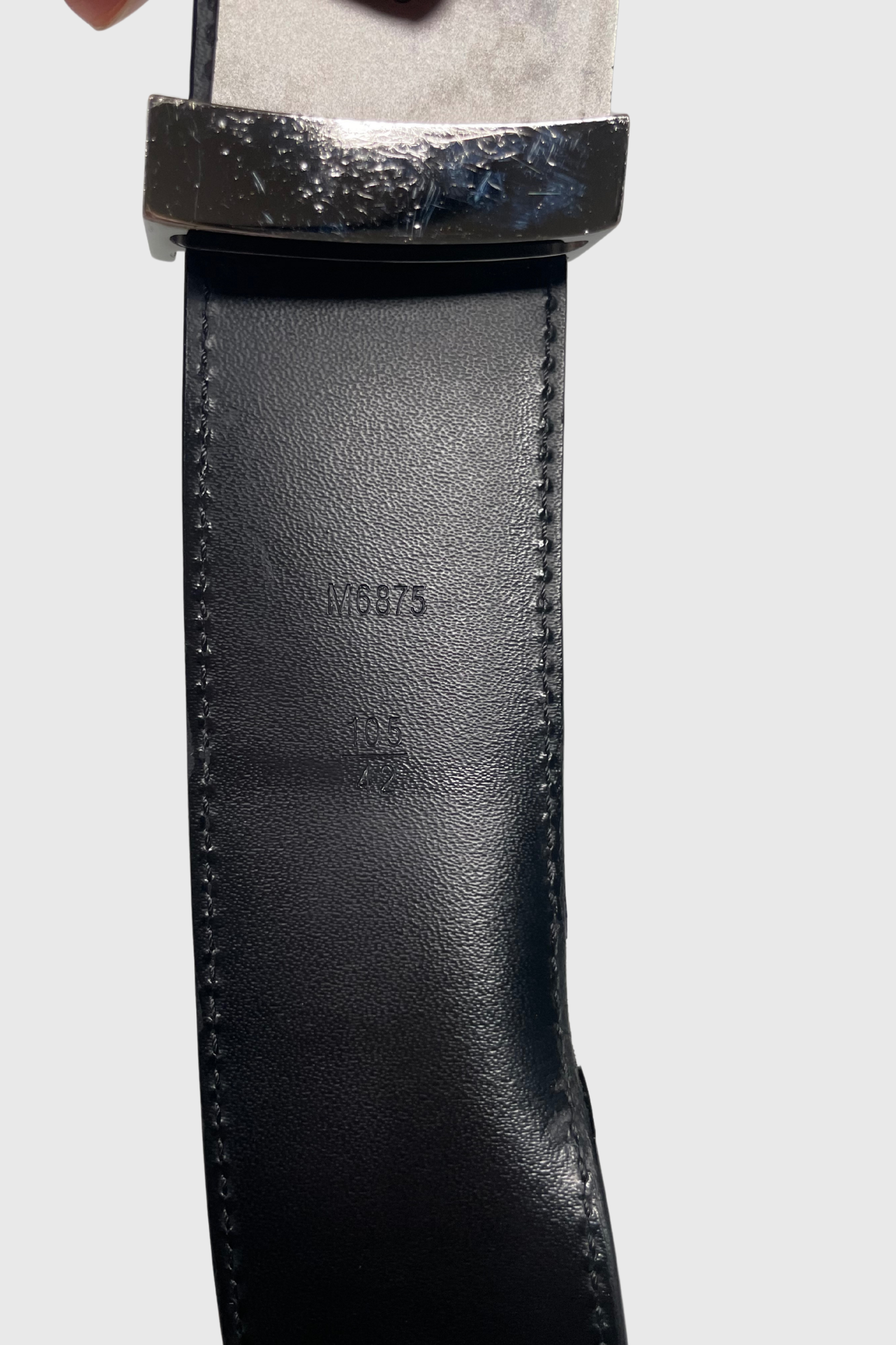 LOUIS VUITTON Initiales 40 Mini Damier Gürtel
