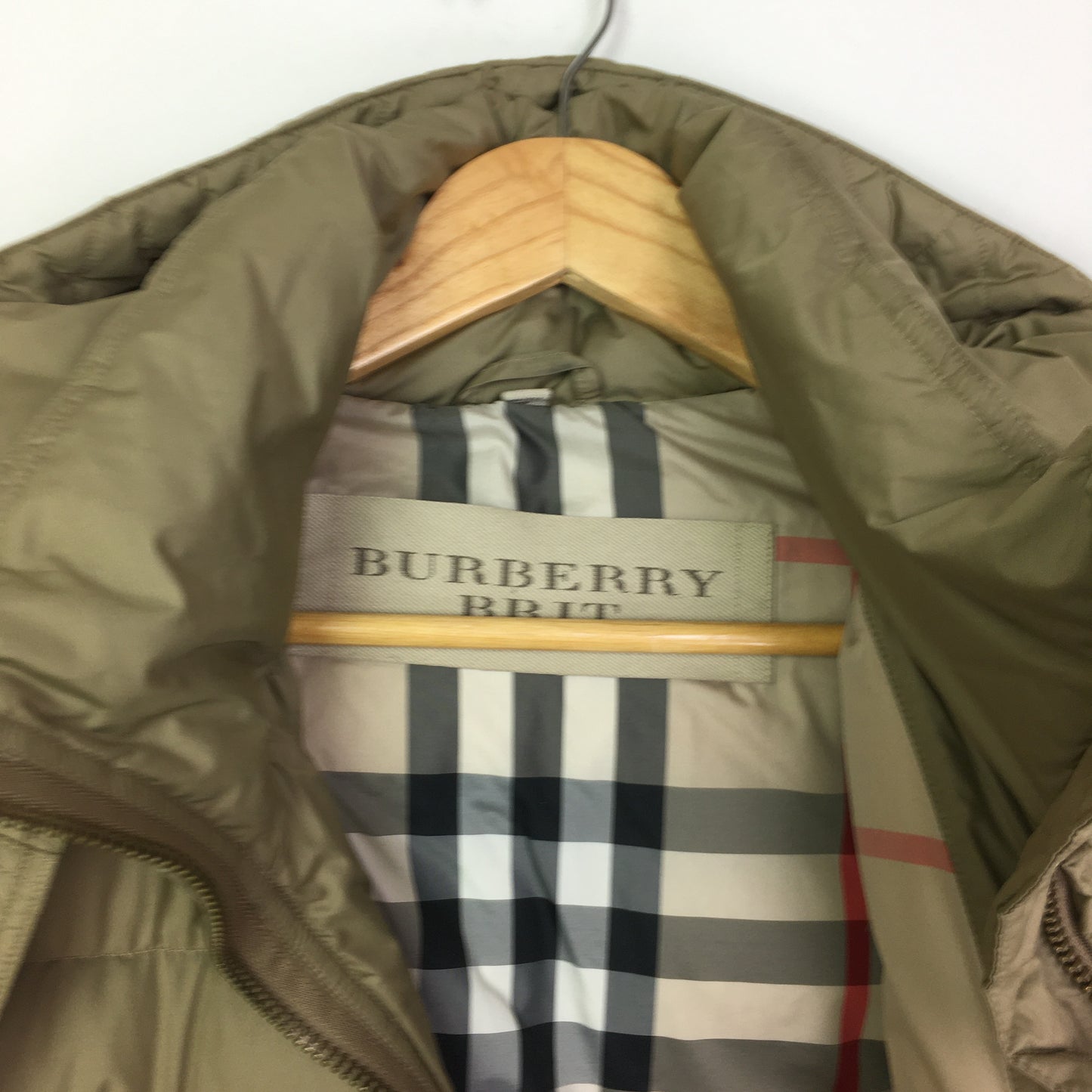 BURBERRY Daunenjacke khaki | XL
