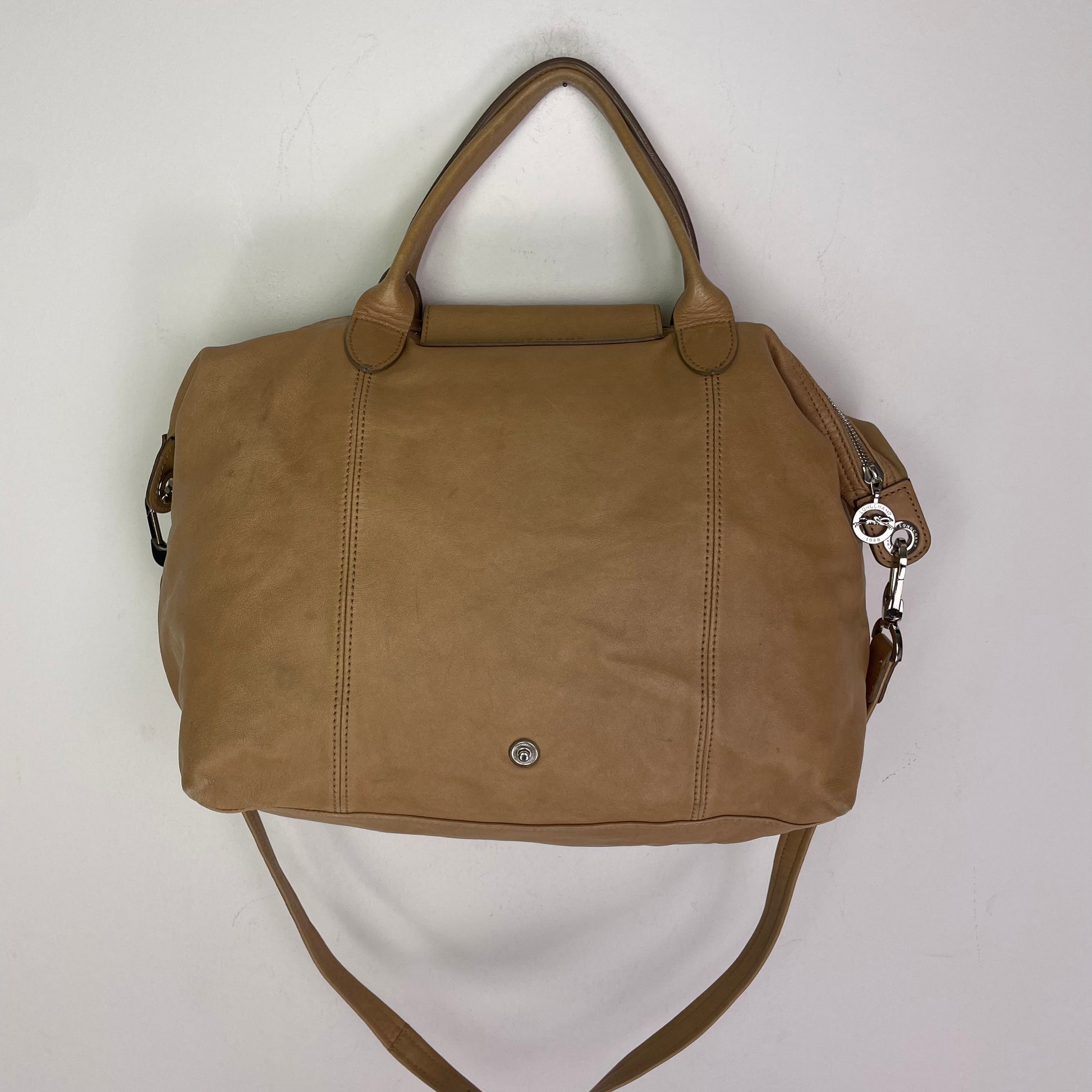 LONGCHAMP Le Pliage Cuir S Lotte im Gluck