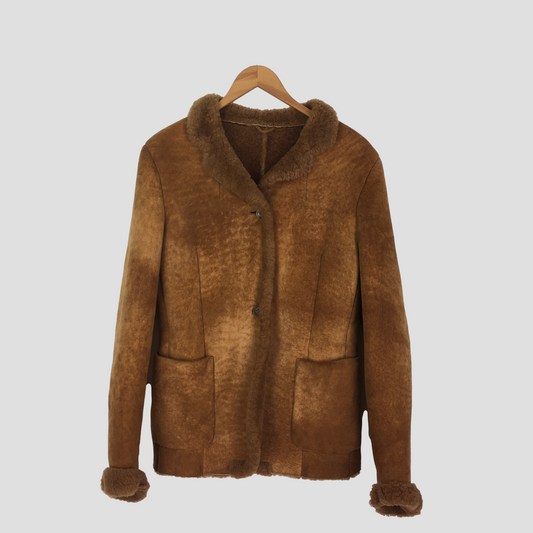 JIL SANDER Lammfelljacke | 38