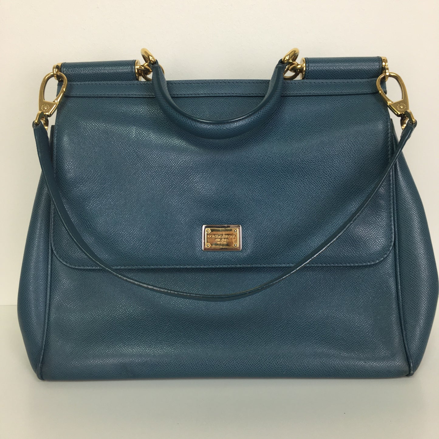 DOLCE & GABBANA Medium Sicily electric blue