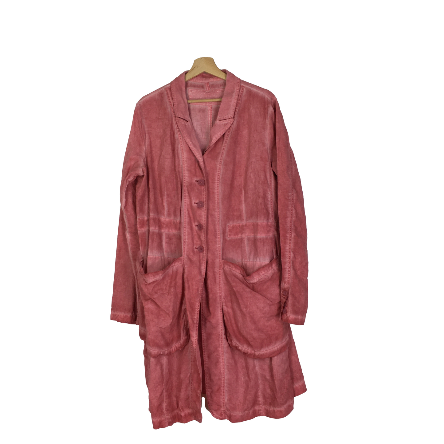 RUNDHOLZ Mantel rosa | L